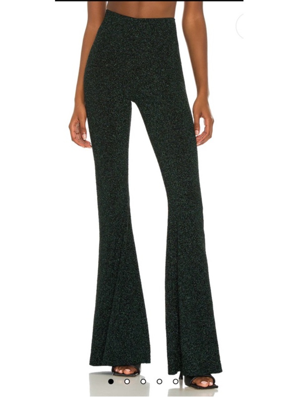 Show me your MuMu Bells Pant in Emerald Green Glitter Pull On Women’s Size Small